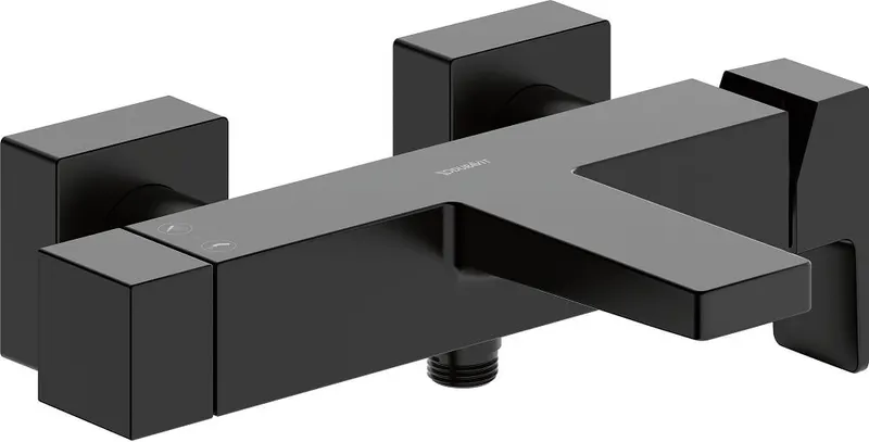 Baterie cada Duravit MH5230000046, Manhattan, montaj pe perete, tip incastrare aparent, tip comanda monocomanda, negru