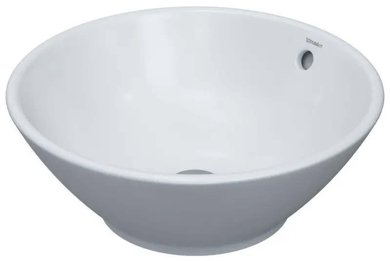 Lavoar Duravit 0325420000, Bacino, montaj pe blat, nr orificii baterie fara, preaplin, zona montaj interior, alb