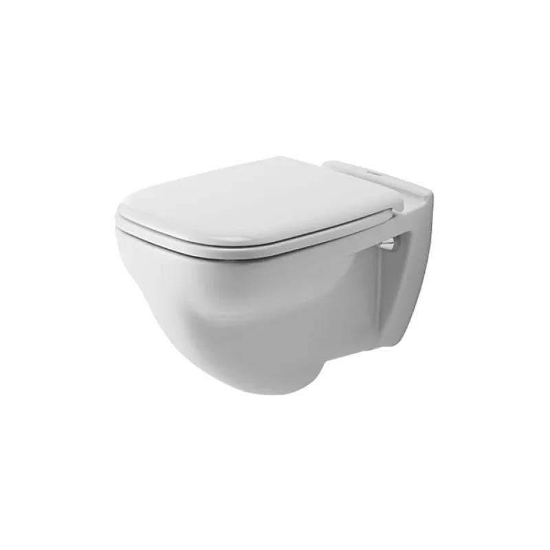 Vas WC Duravit 22100900002, D-Code, montaj suspendat, tip clatire jet de apa, tip evacuare orizontala, alb
