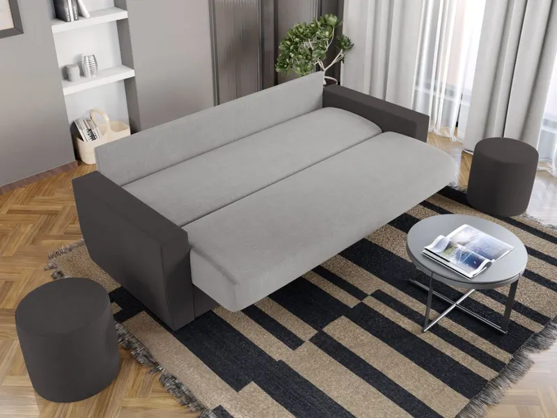 Canapea Extensibila Corsica Gri / Gri Antracit — imaginea 3