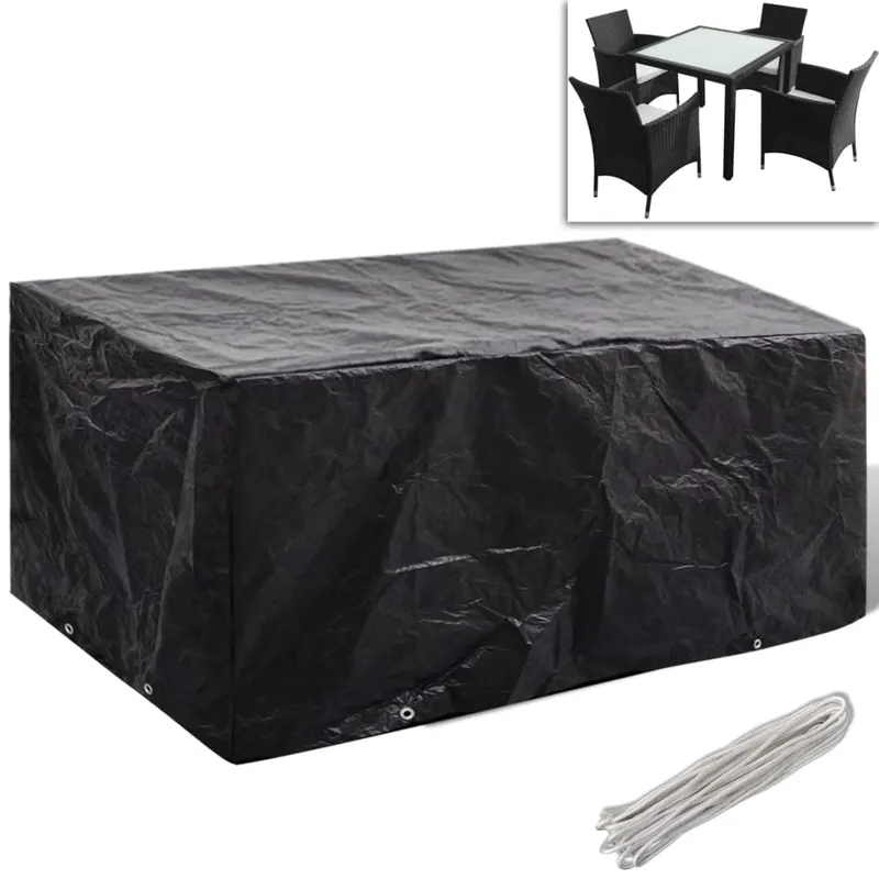 husa mobilier gradina, 8 ocheti, 180x140x90 cm