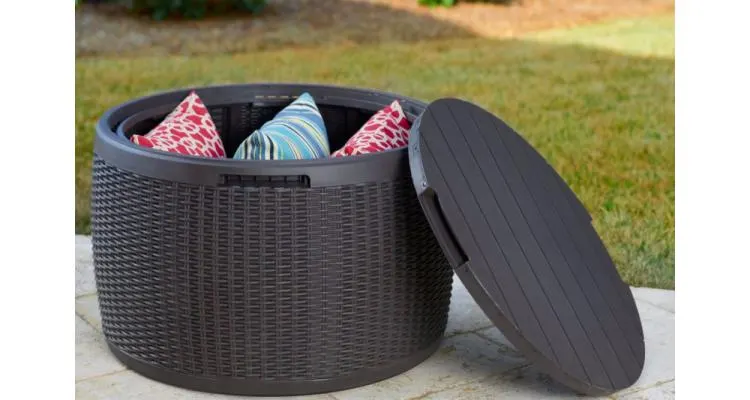 Cutie depozitare rotunda ecoratan Keter 140 L