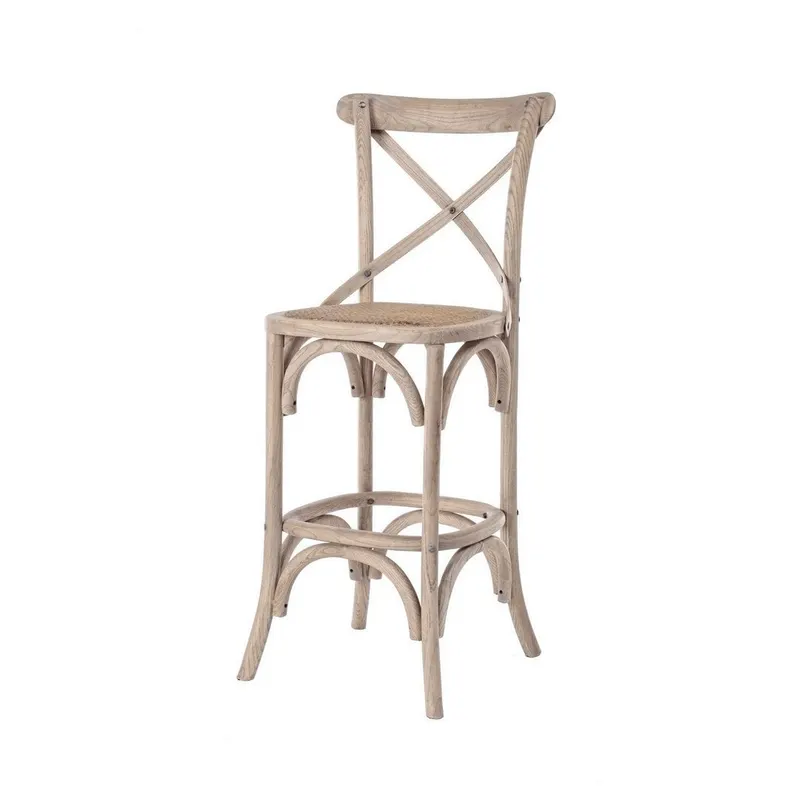 Scaun de bar CROSS H73 CM - Grey
