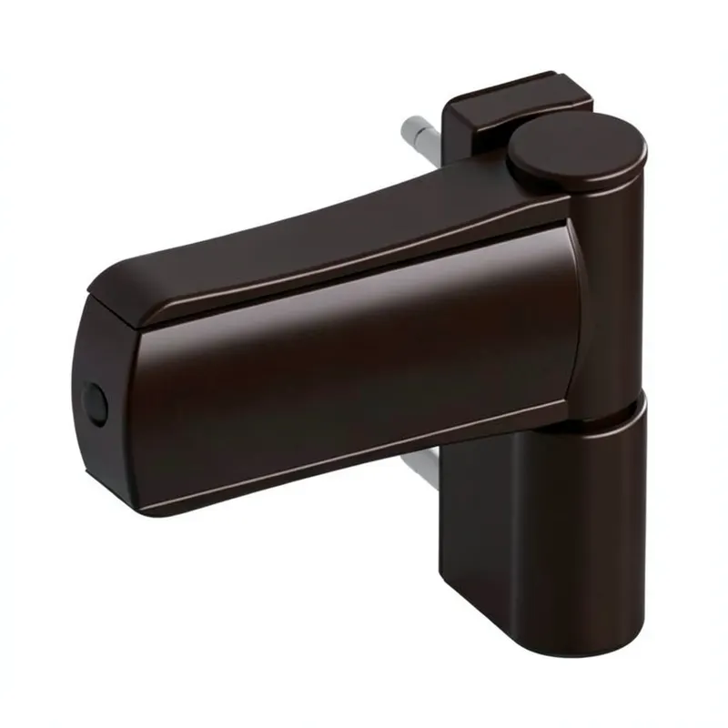 Balama pentru usa din PVC,aluminiu, 14-18 mm, 105 mm, maro RAL 8022