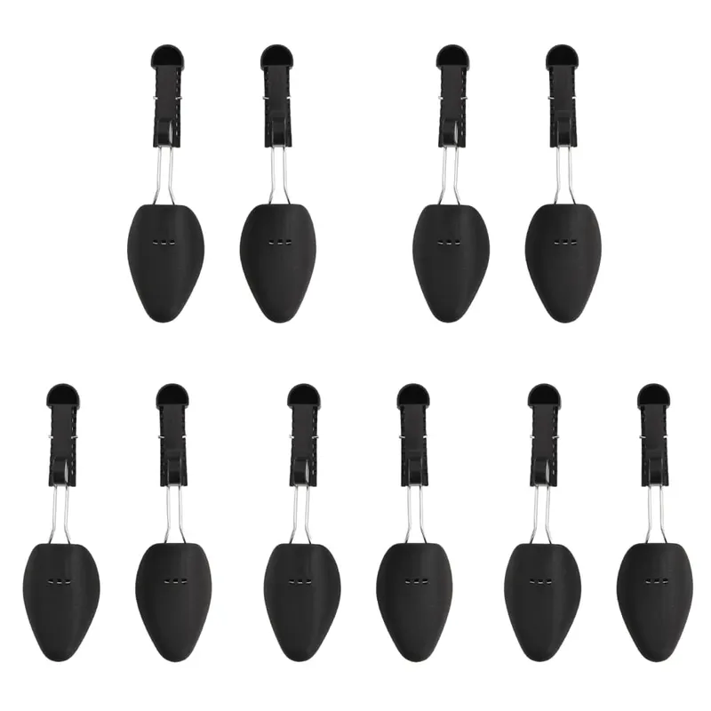 Calapoade de pantofi, 5 perechi, negru, eu 38-44, plastic