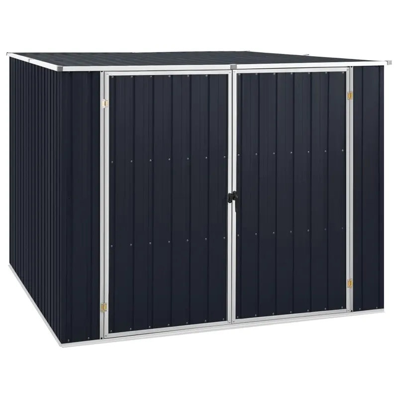 Sopron de gradina, antracit, 195 x 198 x 159 cm otel galvanizat