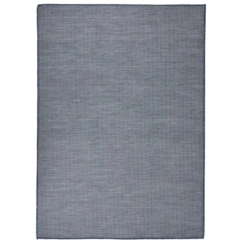 covor de exterior, albastru, 200x280 cm, tesatura plata
