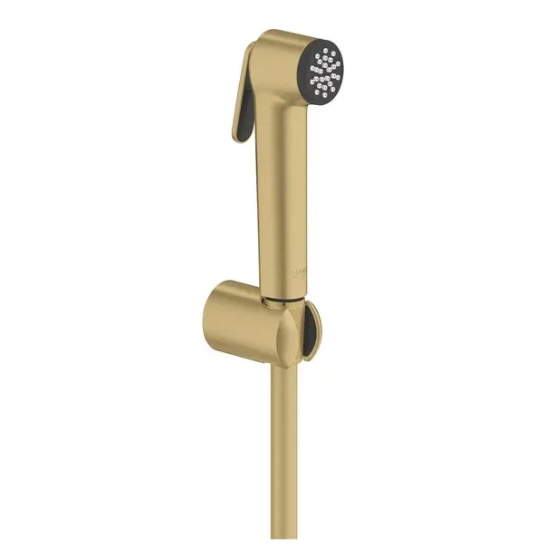 Set dus igienic Grohe 27513GN1, Tempesta-F, tip comanda trigger, pentru un dus confortabil zilnic, auriu