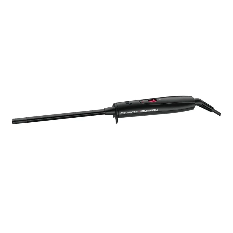 Ondulator de par Rowenta Karl Lagerfeld Curls Forever CF311LF0, diametru 10mm, 180 C, invelis KeratinShine, incalzire rapida, manusa de protectie
