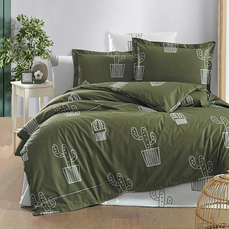 Lenjerie de pat ranforce clasy king size (rnf_34)