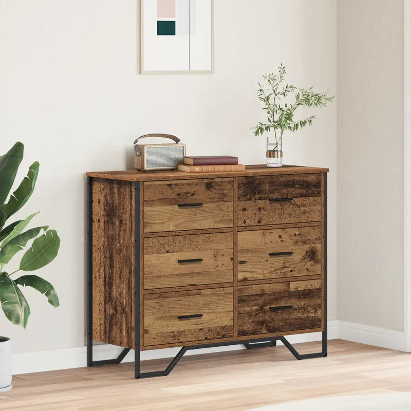 comoda lemn vechi 91x35.5x74.5 cm lemn prelucrat