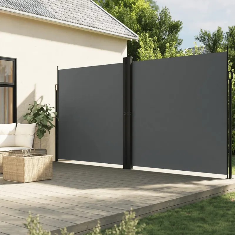 copertina laterala retractabila, antracit, 200x1200 cm