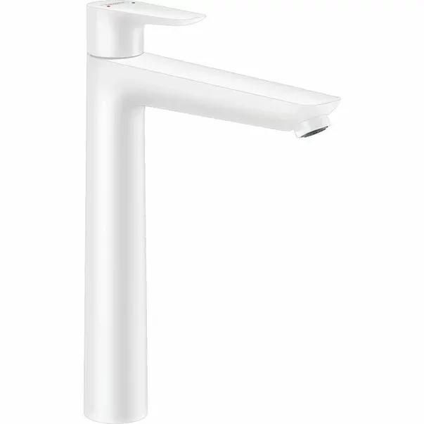 Baterie lavoar inalta Hansgrohe Talis E 240 cu ventil Pop-Up alb mat
