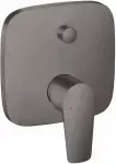 Unitate comanda Hansgrohe Talis E, 2 iesiri, necesita valva, mat, antracit, 71474340