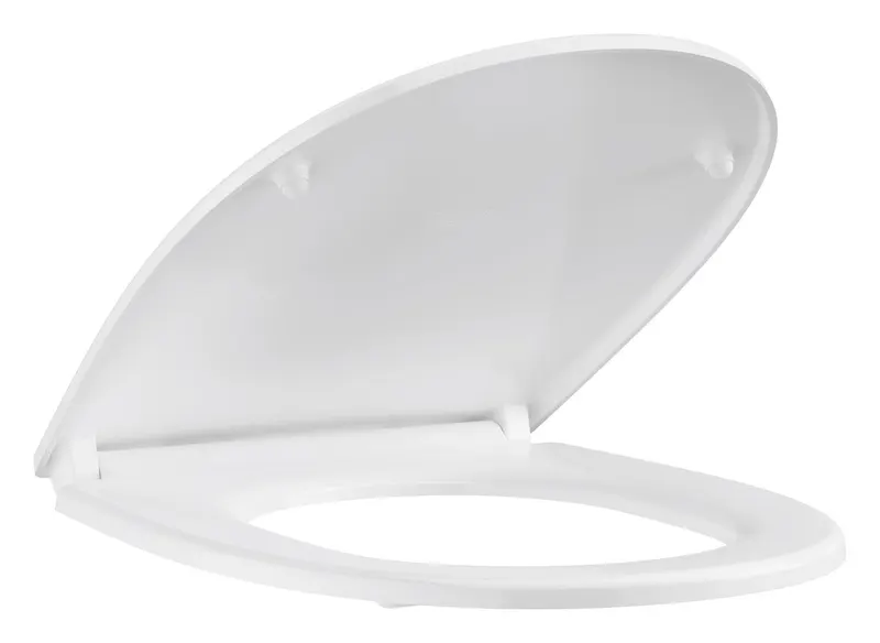 Capac WC Grohe 112946SH00, Bau Ceramic, SoftClose, Slim, datasare rapida, alb