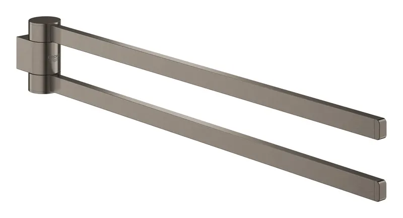Suport prosop Grohe 41063AL0, Selection, pe perete, 400 mm, metal, mat, grafit