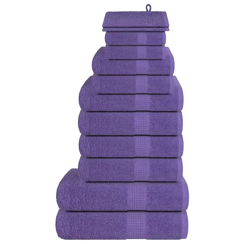 Set prosoape frogn 12 piese, violet, 360 g/m2