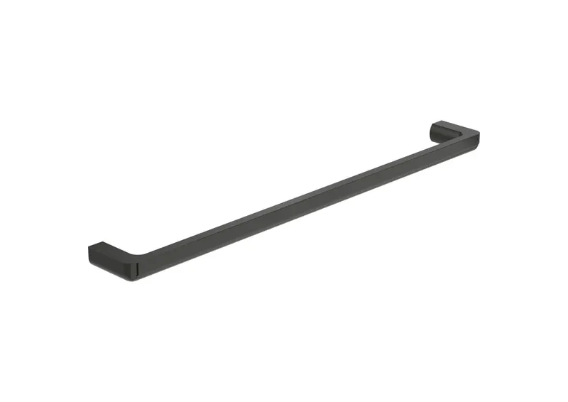 Bara prosop Roca A817030CN0, Tempo, tip instalare pe perete, numar orificii instalare 2, elemente fixare ascunse, negru