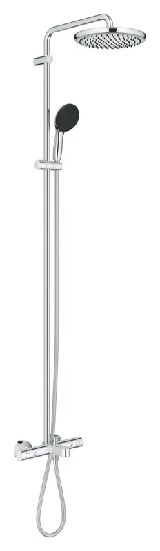 Sistem de dus Grohe 26988001, Vitalio Start 250, tip incastrare aparent, pentru cada, termostat, crom