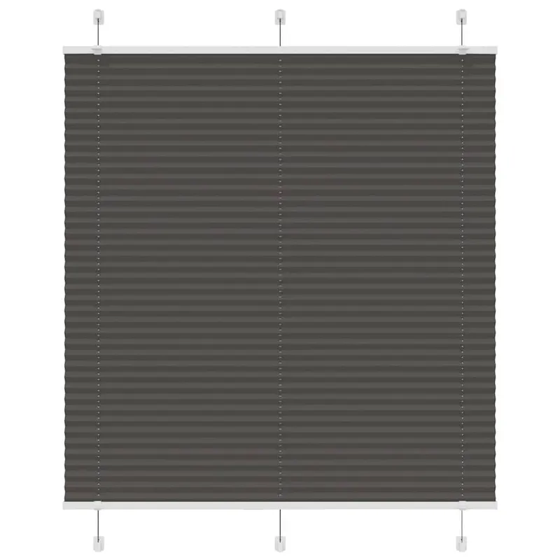 jaluza plisata negru 120x150 cm latime tesatura 119,4 cm