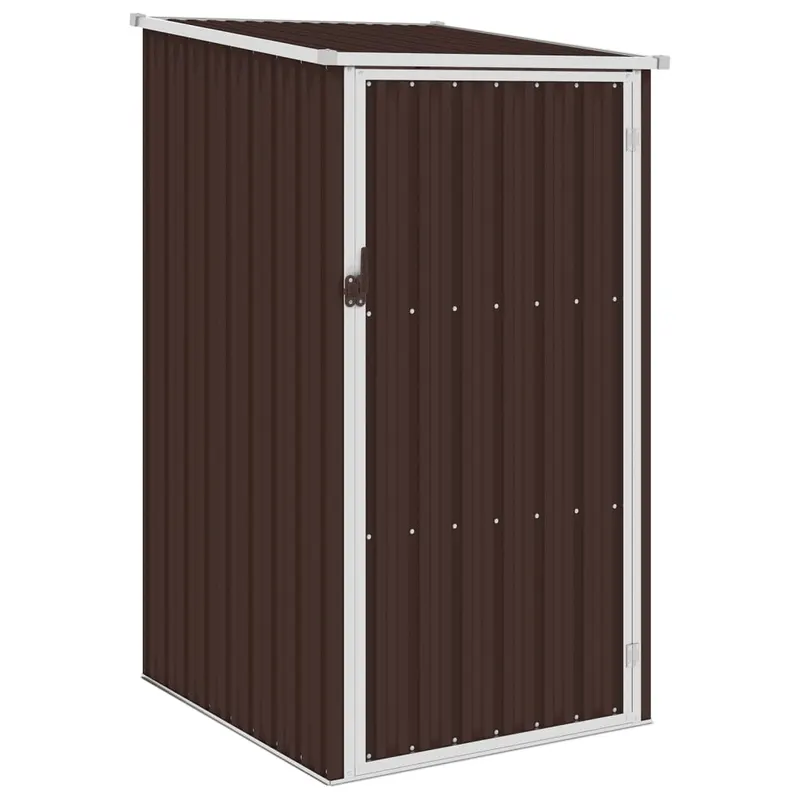 sopron de gradina, maro, 87 x 98 x 159 cm, otel galvanizat