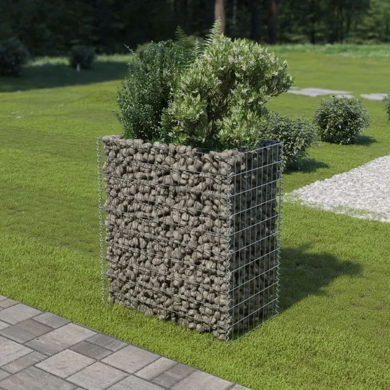 strat inaltat gabion, 90x50x100 cm, otel galvanizat