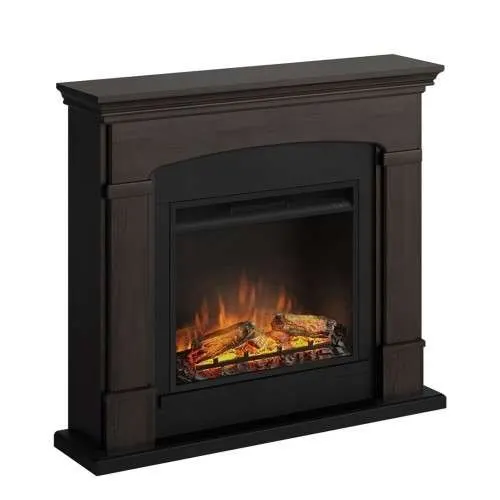 Semineu Helmi Espresso Wenge cu Focar Electric Powerflame 23 Inch