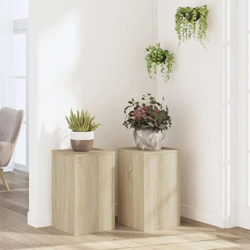 suporturi de plante 2 buc. sonoma 30x30x50 cm lemn prelucrat