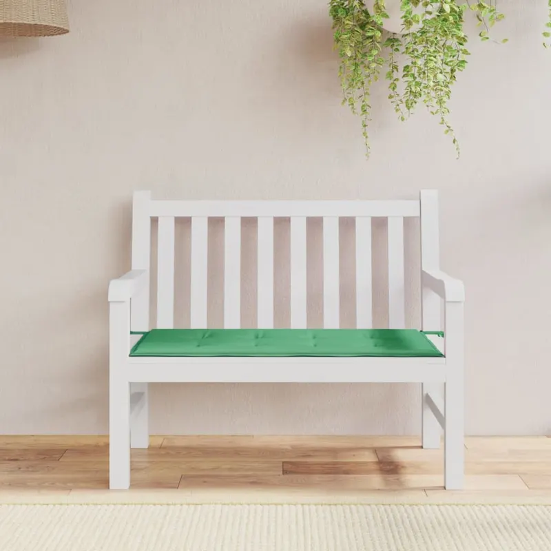 perna de banca de gradina, verde, 120x50x3 cm, textil oxford