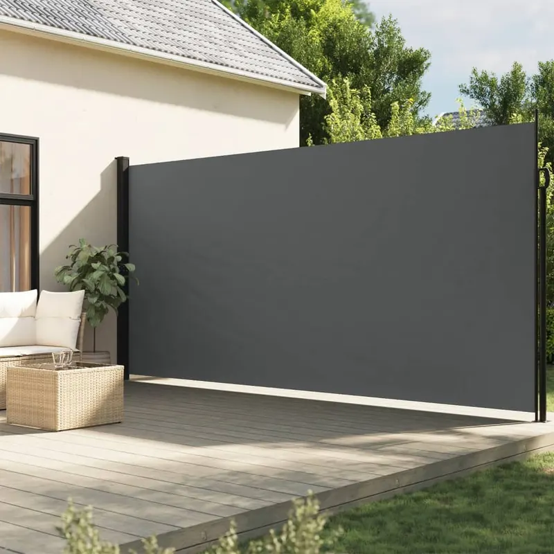 copertina laterala retractabila, antracit, 200x500 cm