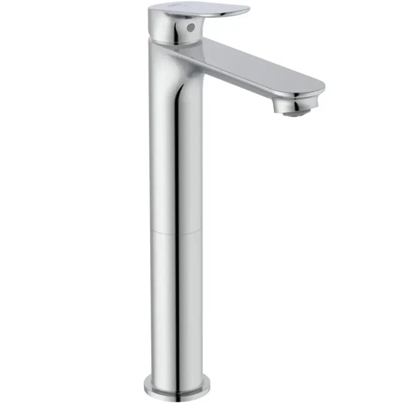 Baterie inalta pentru lavoar, cu ventil click-clak inclus, crom lucios, Ideal Standard Ceralife O