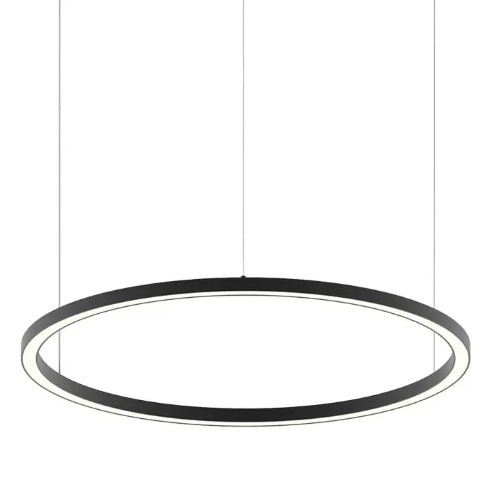 Lampa suspendata HOOP Ø80 CM - Negru