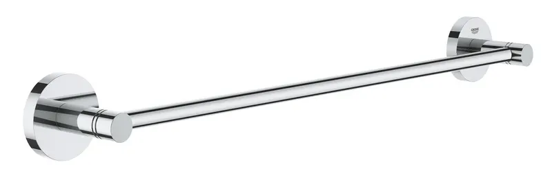 Bara prosop Grohe 41197000, 475 mm, 60 mm, 2 orificii instalare, 1 rafturi, pe perete, metal, posibiltiate lipire, Crom