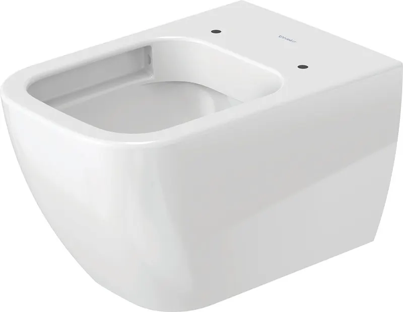 Vas WC Duravit 2222090000, Happy D.2, montaj suspendat, tip clatire jet de apa, tip evacuare orizontala, alb