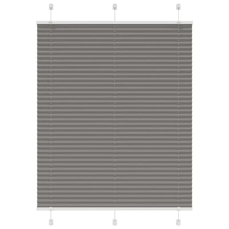 jaluza plisata antracit 110x150 cm latime tesatura 109,4 cm