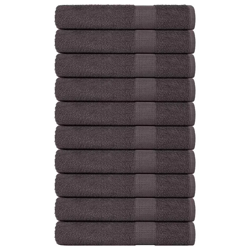 prosoape pentru sauna 10 buc antracit 360 g/m2 100% bumbac