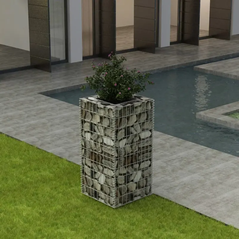strat inaltat gabion, 50 x 50 x 100 cm, otel