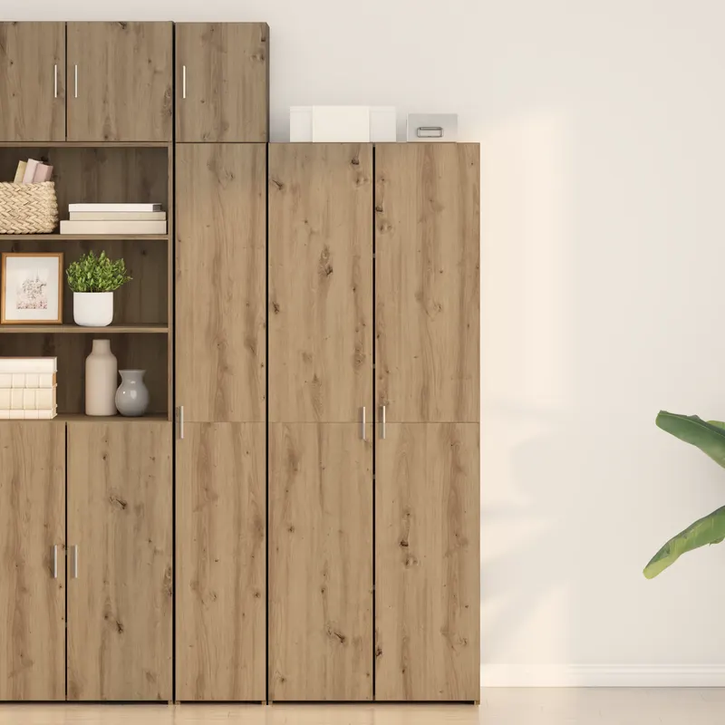 highboard stejar artizanal 70x42.5x185 cm lemn prelucrat