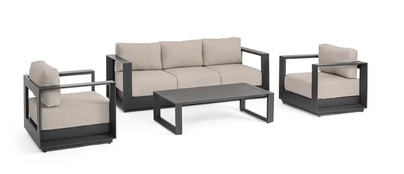 Set pentru exterior MOSES - Gri inchis