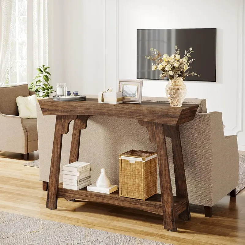 MAM16 - Masa Consola, 105 cm, masuta hol, living, dining, dormitor - Maro