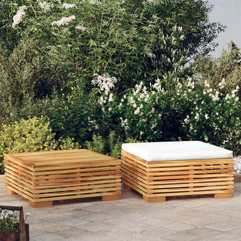 Set mobilier de gradina, 2 piese, lemn masiv de tec