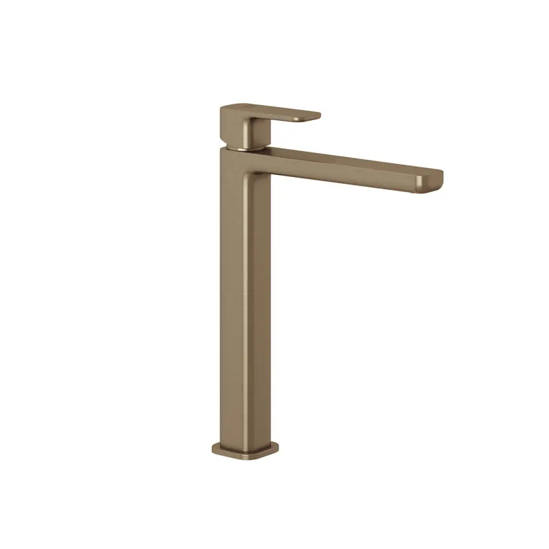 Baterie înaltă pentru lavoar Kludi, Renon 240, fără ventil, brushed bronz