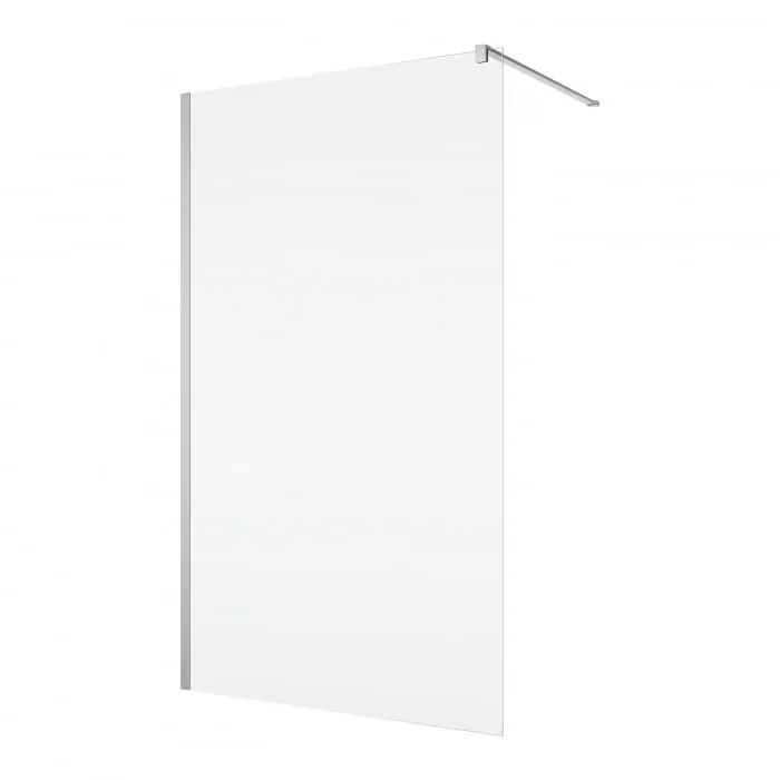 Paravan dus 45x200 cm cu sticla securizata 6 mm, protectie sticla Aquaperle, Easy Sanswiss