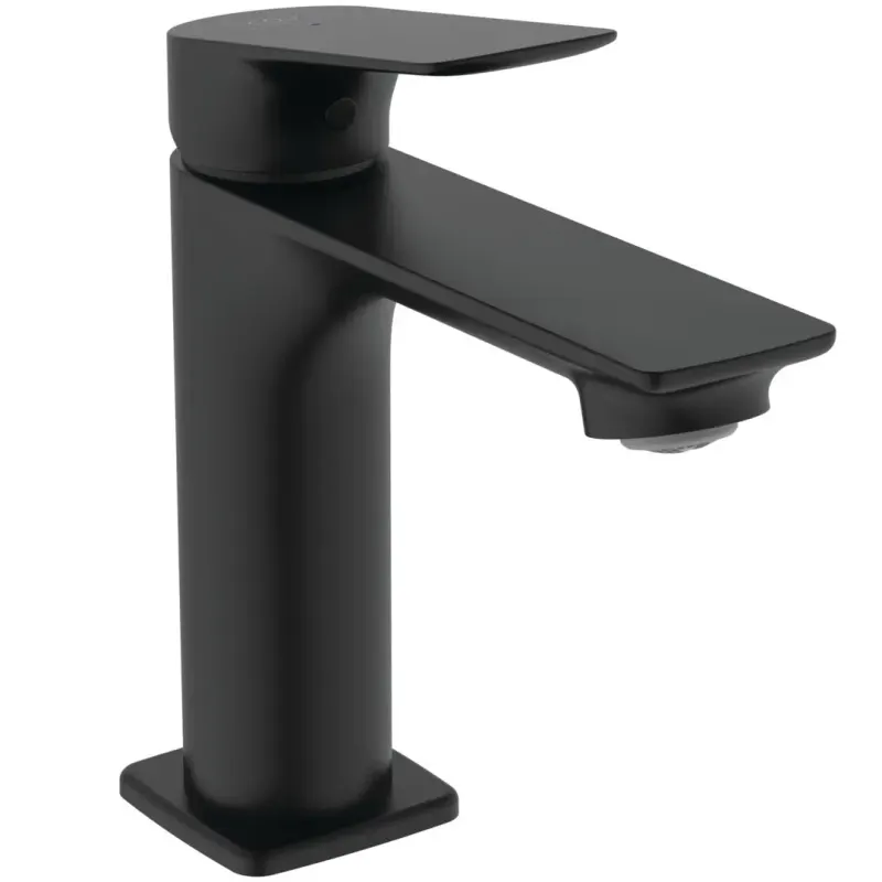Baterie cu monatre pe lavoar 154 mm, negru mat, cu ventil inclus, Ideal Standard Ceralife C