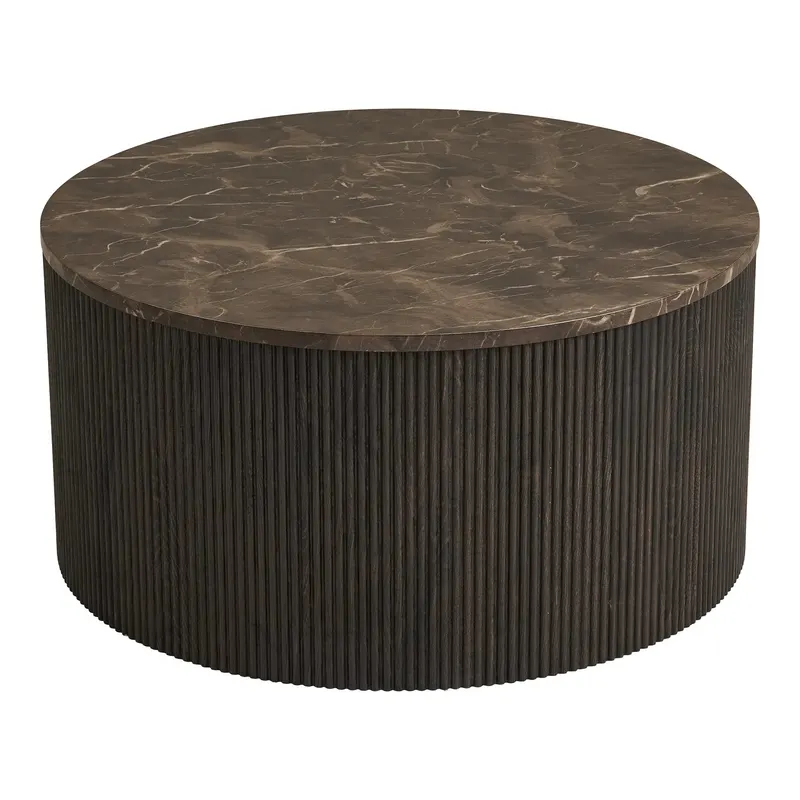 Masuta de cafea VROSTA Ø80 x 40 CM - Maro