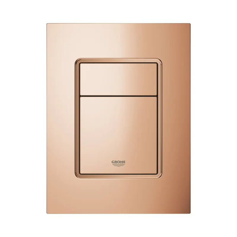 Clapeta actionare Grohe 37535DA0, Skate Cosmopolitan, S, dubla, 130 x 172 mm, verticala, lucios, ABS, cupru
