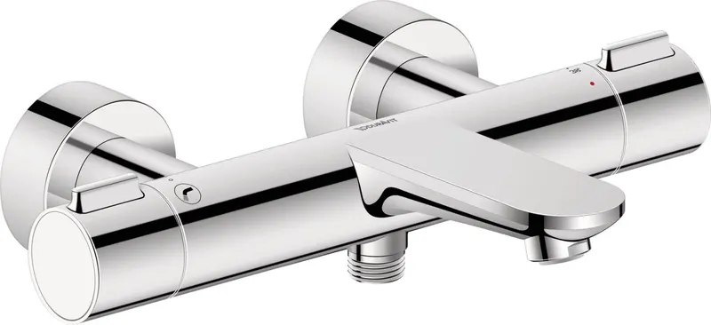 Baterie cada Duravit WA5220000010, Wave, montaj pe perete, tip incastrare aparent, tip comanda dubla comanda, crom