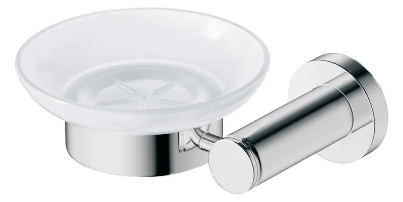 Savoniera Duravit 0099171000, D-Code, tip instalare pe perete, numar orificii instalare 2, elemente fixare ascunse, crom
