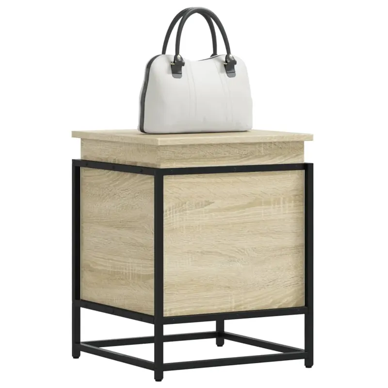 cutie depozitare stejar sonoma 40x40x51,5cm lemn prelucrat