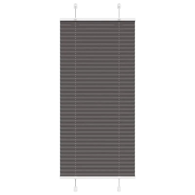 jaluza plisata negru 60x100 cm latime tesatura 59,4cm poliester